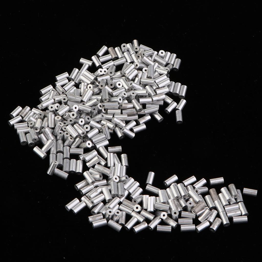 Fishing Wire Leader Crimps Alu - Leader Line ulasan dan harga