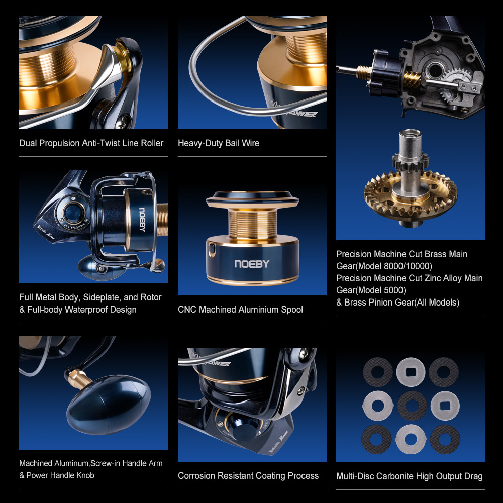 Noeby Infinite Power Spinning  - Shimano Reel Stradic ulasan dan harga