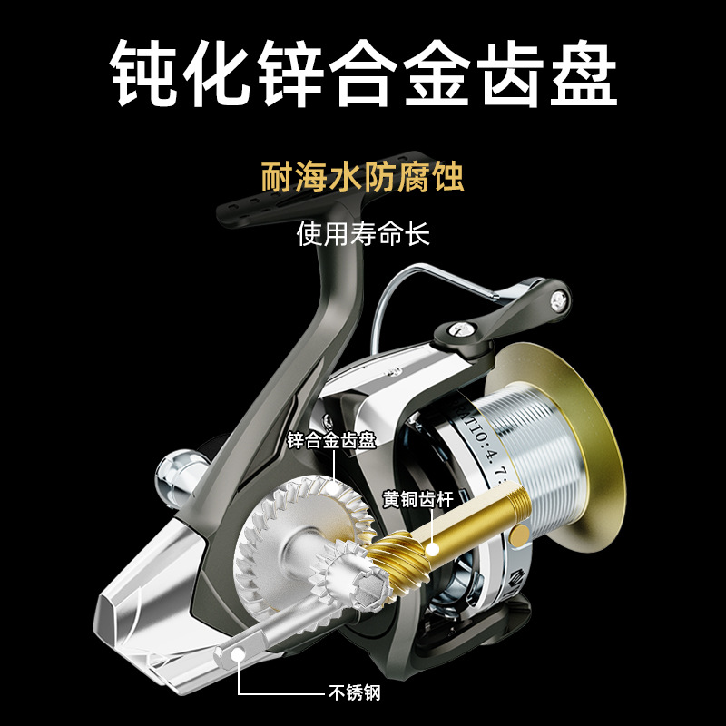 Metal Spinning Fishing Reel Lo - Ice Fishing Line ulasan dan harga
