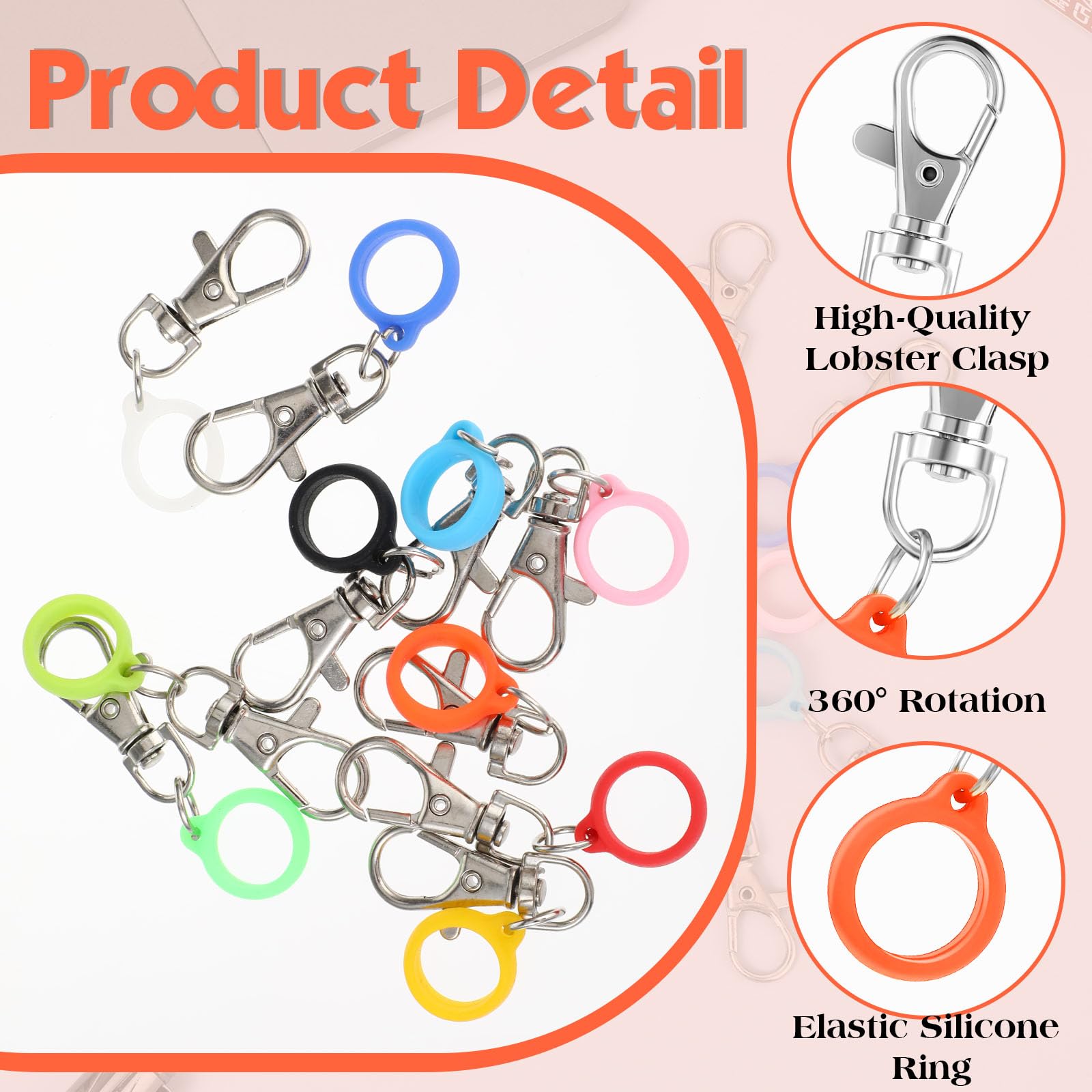 10Pcs Silicone Pen Clip Lobste - Penn Reel Fierce ulasan dan harga