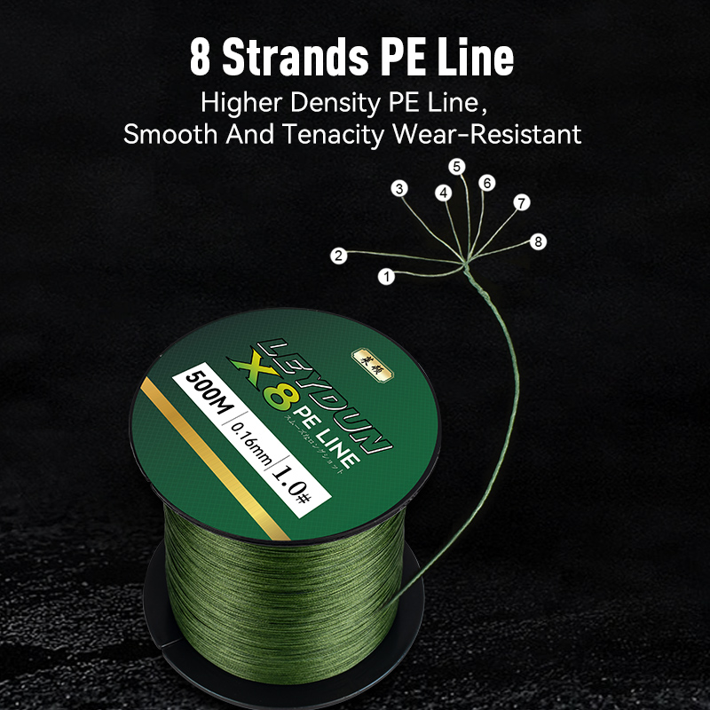LEYDUN 500m Micro New Fishing  - Leader Line ulasan dan harga