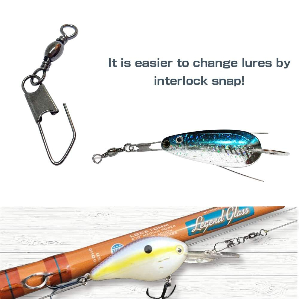 50Pcs Stainless Steel Snap Swi - Saltwater Line ulasan dan harga