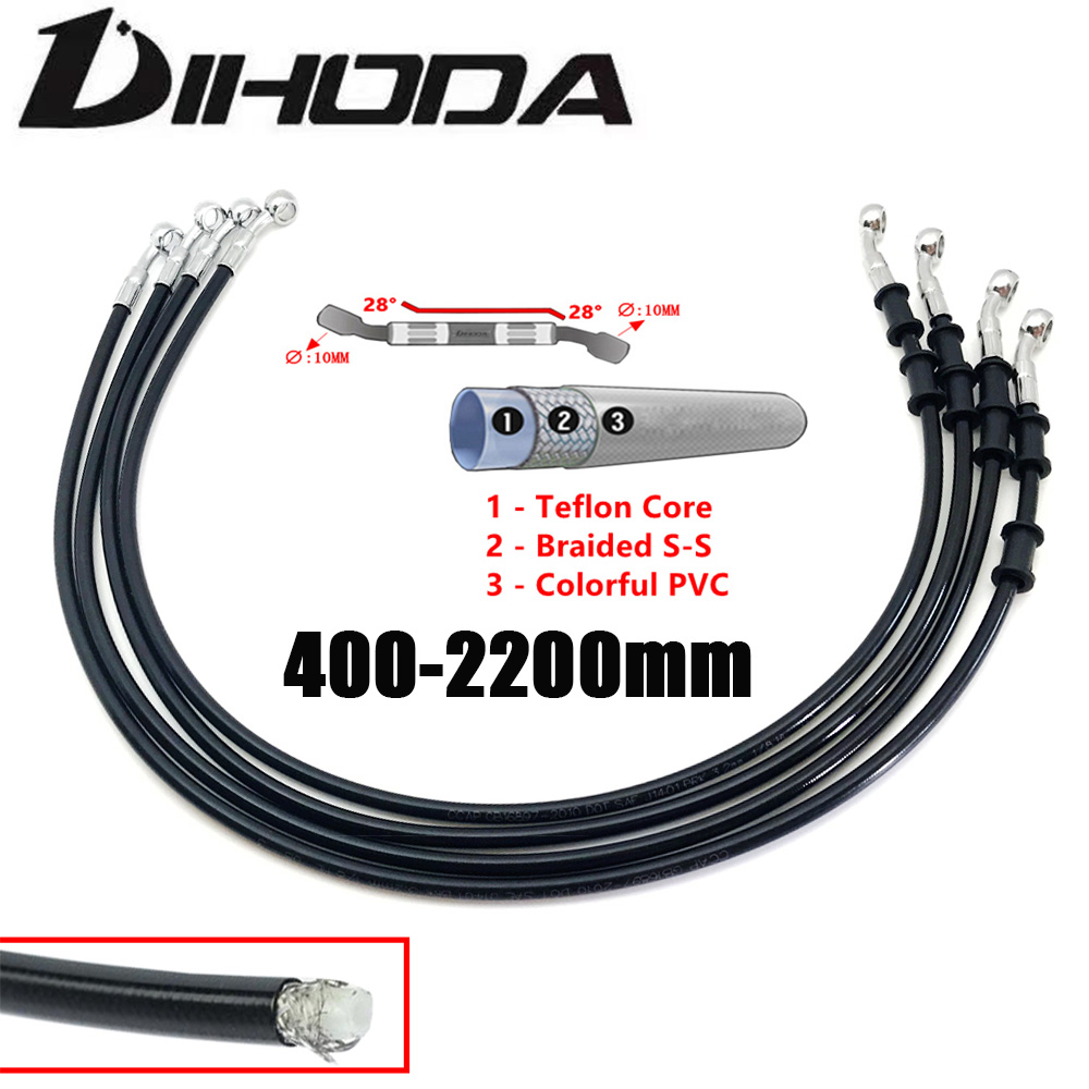 400-2200mm Motorcycle Hydrauli - Braided Line ulasan dan harga