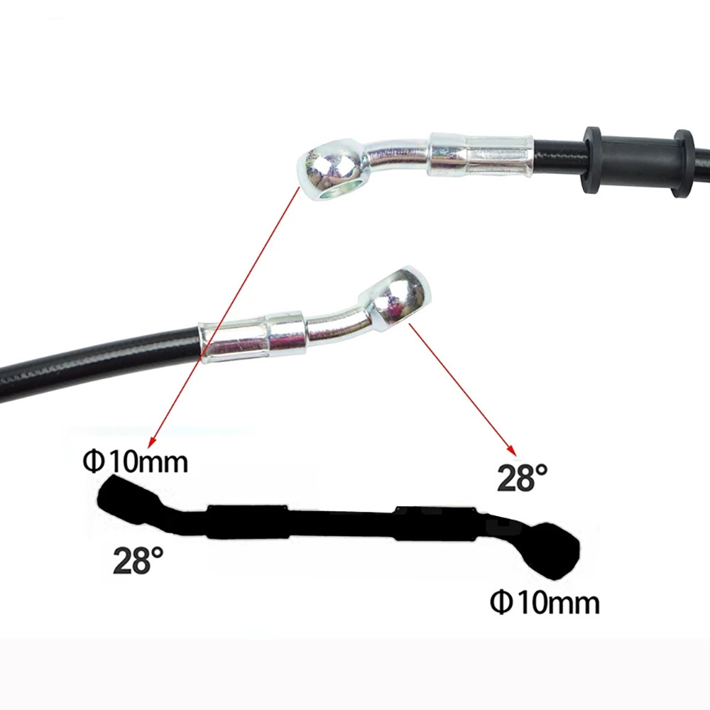 400-2200mm Motorcycle Hydrauli - Braided Line ulasan dan harga