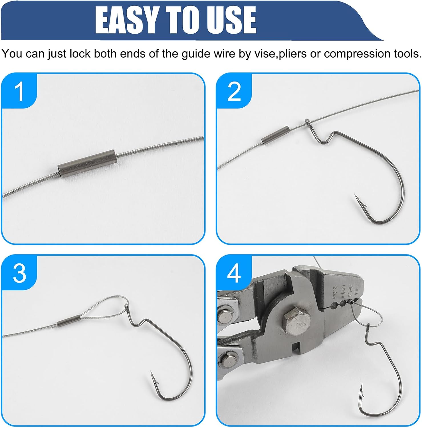 500Pcs Fishing Single Barrel C - Leader Line ulasan dan harga