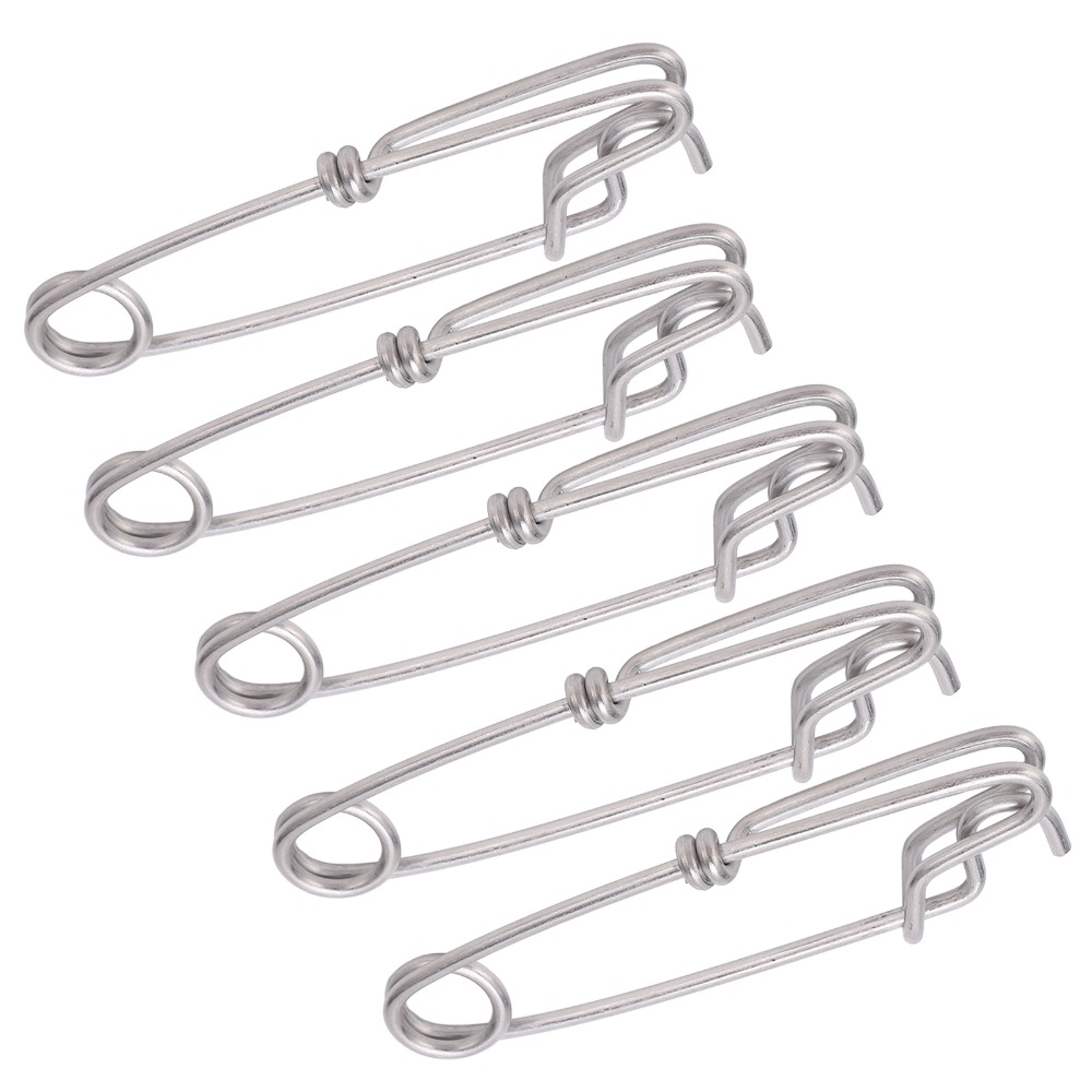 5PCS Durable Stainless Steel L - Saltwater Line ulasan dan harga