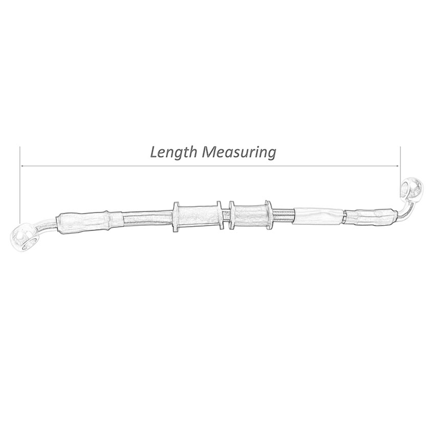 400mm-2400mm Brake Hose Hydrau - Braided Line ulasan dan harga